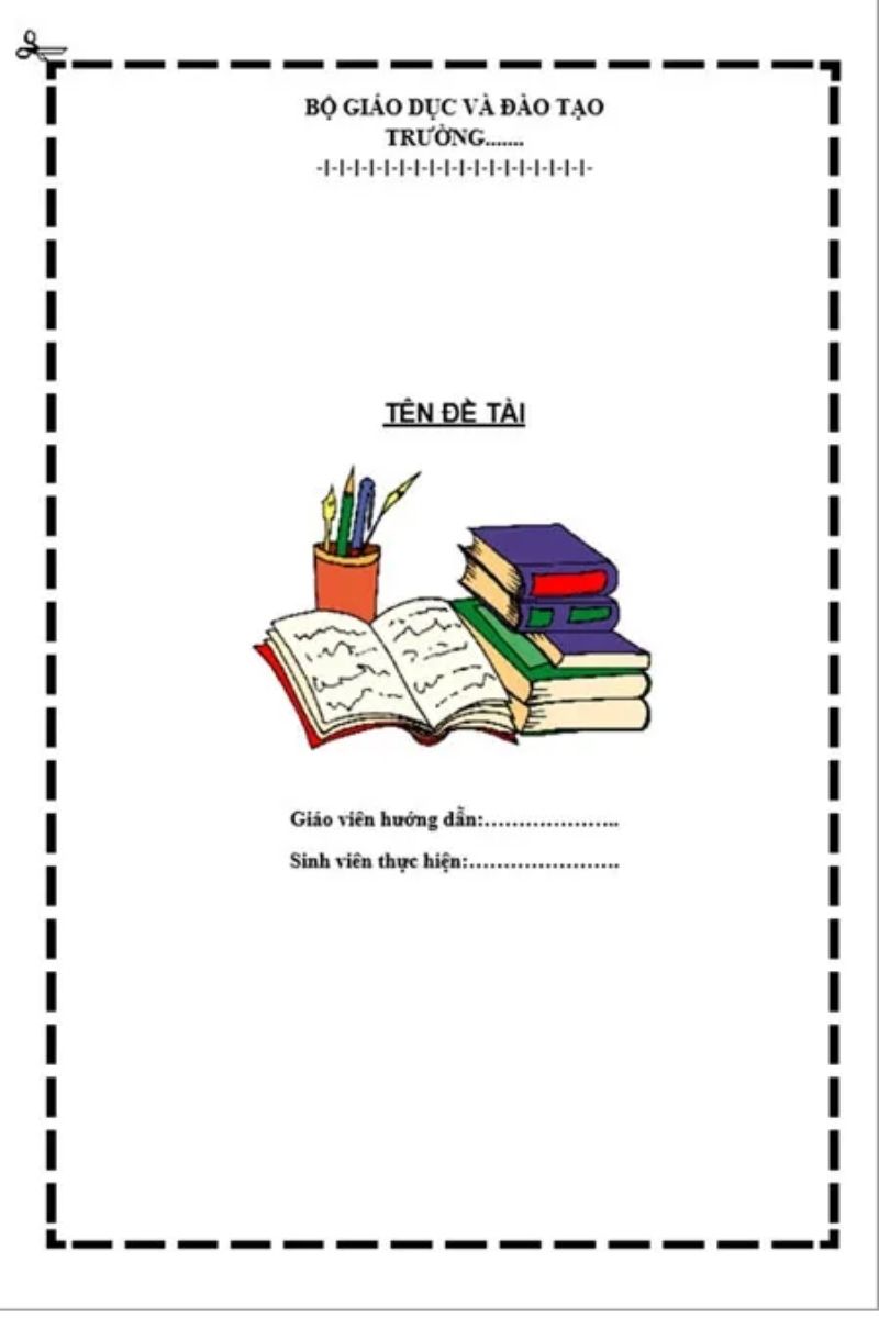 Tổng hợp 100 mẫu bìa Word đẹp nhất, chuyên nghiệp nhất